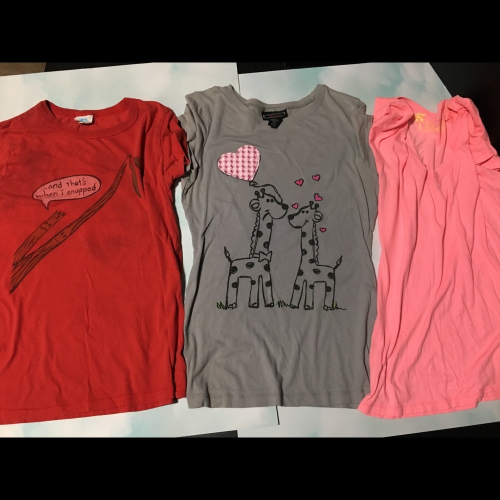 Paul Frank, Inollie, Licorice Giraffes, Vintage 90's Y2K Tee Shirt Bundle (3)